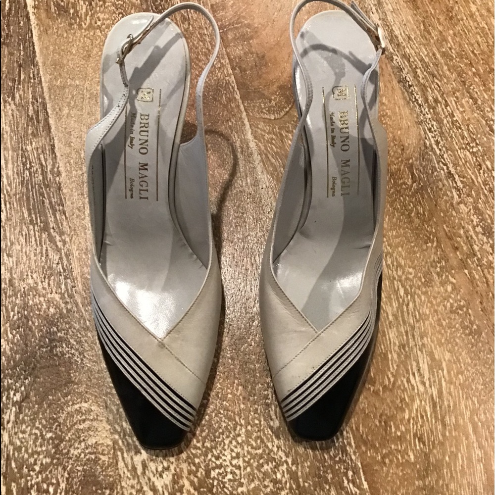 Bruno Magli pumps.